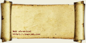 Hana Dedinac vizit kartica